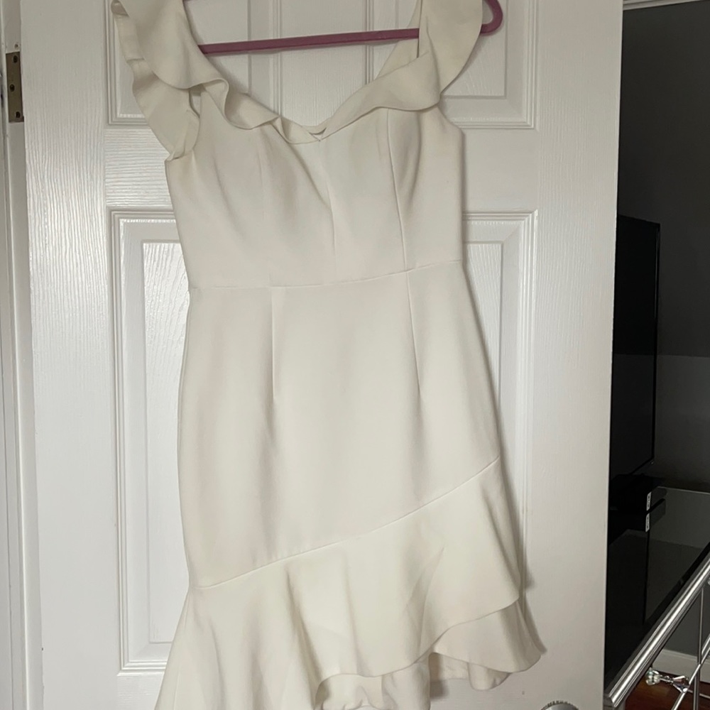 Love honor white dress